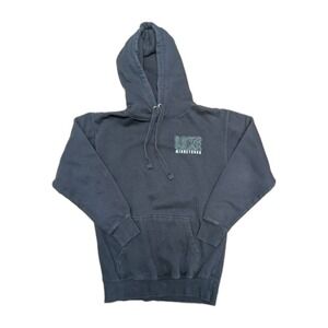 Lake Minnetonka Graphic Pullover Hoodie Black Medium Unisex Cozy Reto Style